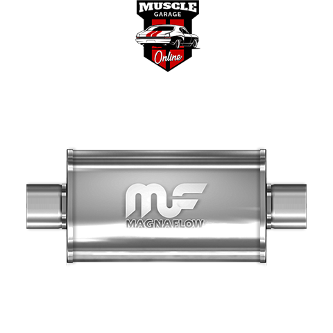 14219 - 3" Inlet/Outlet 8"x5"x14" Body - Stainless Steel Magnaflow Muffler