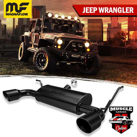 15160 2007-2017 JEEP Wrangler 3.6L - 3.8L Magnaflow Axle-Back Exhaust System