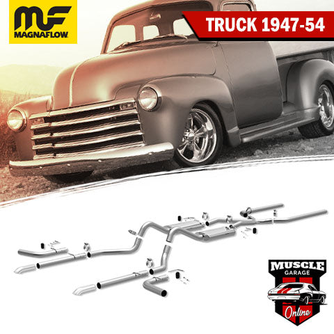 15222 1954-1947 CHEVROLET Truck Magnaflow Crossmember-Back Exhaust System