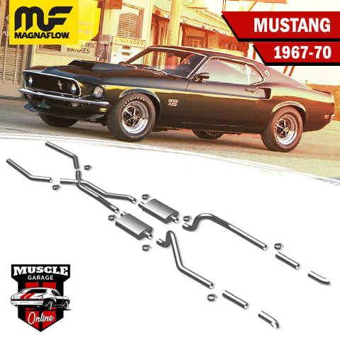 15816 1967-1970 FORD Mustang Magnaflow Crossmember-Back Exhaust System