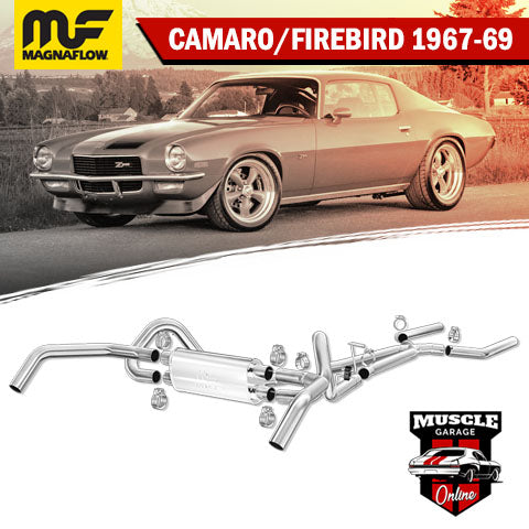 15895 1967-1969 CHEVROLET Camaro/ PONTIAC Firebird Magnaflow Crossmember-Back Exhaust System