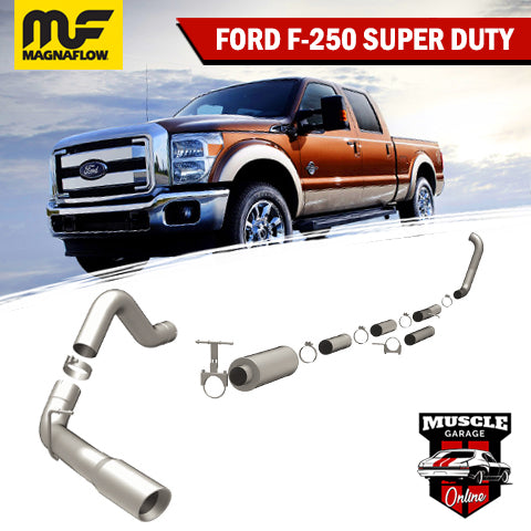 15970 1999-2006 FORD F250/ F350 Super Duty V8 7.3L Magnaflow Turbo-Back Exhaust System