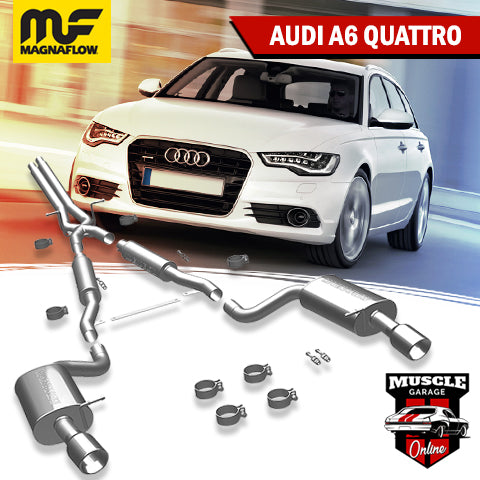16493 2000-2004 AUDI Quattro V6 2.7L Magnaflow Cat-Back Exhaust System