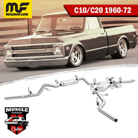 16643 1960-1972 CHEVROLET C10/ C20 Magnaflow Crossmember-Back Exhaust System