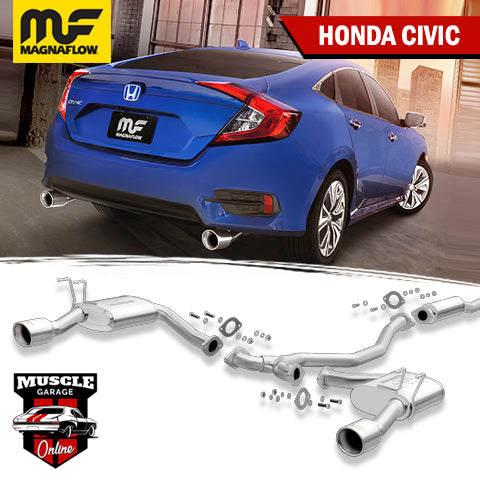 19312 2016-2018 HONDA Civic 1.5L Magnaflow Cat-Back Exhaust System