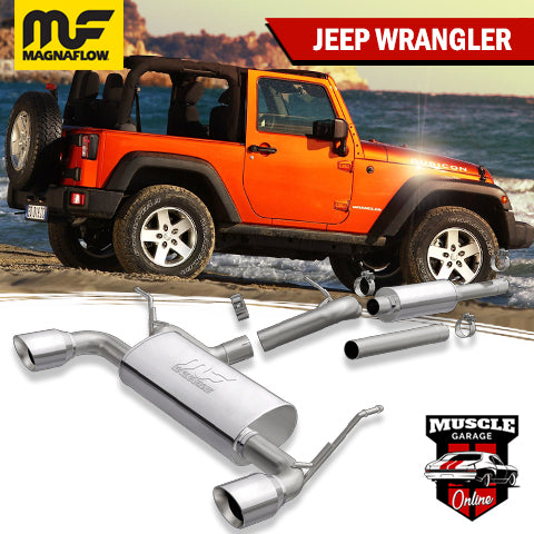 19326 2012-2017 JEEP Wrangler V6 3.6L Magnaflow Cat-Back Exhaust System