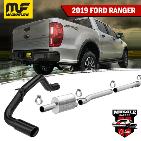 19452 2019 FORD Ranger 2.3L TD Magnaflow Cat-Back Black Exhaust System