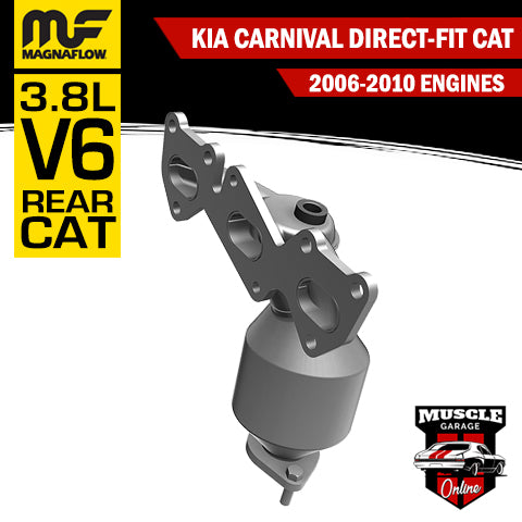 50318 2006 - 2010 KIA Carnival Stainless Steel Magnaflow Manifold Catalytic Converter