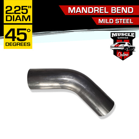 Mandrel Bend 2.25" O.D. (57mm) Mild Steel