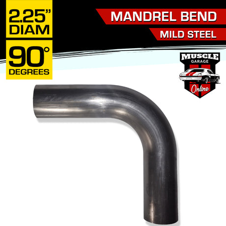 Mandrel Bend 2.25" O.D. (57mm) Mild Steel