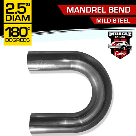 Mandrel Bend 2.50" O.D. (63mm) Mild Steel