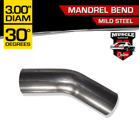 Mandrel Bend 3.00" O.D. (76mm) Mild Steel
