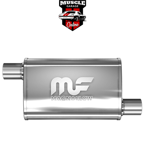 14335 - 2.25" Inlet/Outlet 4"x9"x14" Body - Stainless Steel Magnaflow Muffler