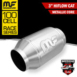 3" 100 Cell HiFlow Metallic Core Stainless Steel Magnaflow Cat Converter Hi Flow