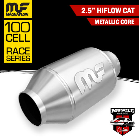 2.5" 100 Cell HiFlow Metallic Core Stainless Steel Magnaflow Cat Converter 1003635 Hi Flow