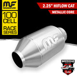 2.25" 100 Cell HiFlow Metallic Core Stainless Steel Magnaflow Cat Converter Hi Flow