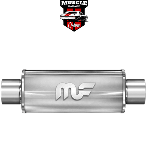 14771 - 4" Inlet/Outlet 7"Round x 20"Long Body - Stainless Steel Magnaflow Muffler