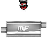 12259 - 3" Inlet/Outlet 8"x5"x18" Body - Stainless Steel Magnaflow Muffler