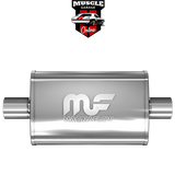 14316 - 2.5" Inlet/Outlet 4"x9"x14" Body - Stainless Steel Magnaflow Muffler