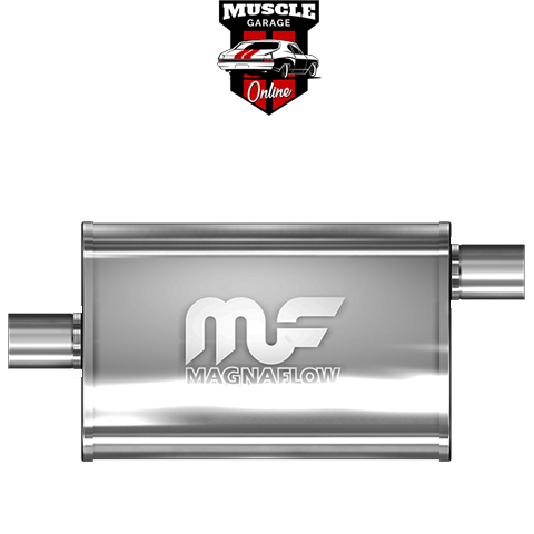 14324 - 2" Inlet/Outlet 4"x9"x14" Body - Stainless Steel Magnaflow Muffler
