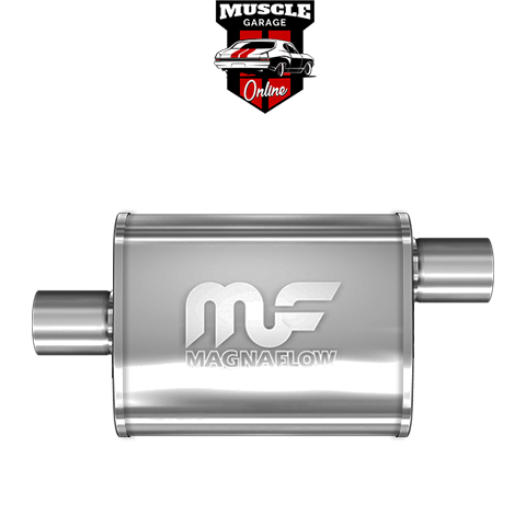 14363 - 2.5" Inlet/Outlet 4"x9"x11" Body - Stainless Steel Magnaflow Muffler