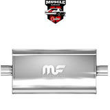 14579 - 3" Inlet/Outlet 11"x5"x22" Body - Stain Stainless Steel Magnaflow Muffler
