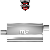 12586 - 2.5" Inlet/Outlet 11"x5"x22" Body - Stainless Steel Magnaflow Muffler