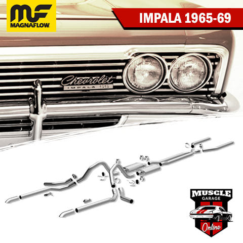 15165 1965-1969 CHEVROLET Impala Magnaflow Crossmember-Back Exhaust System