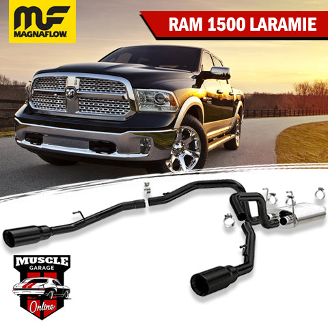 15363 2015-2023 4THGEN RAM 1500 5.7L Laramie Magnaflow Cat-Back Black Exhaust System