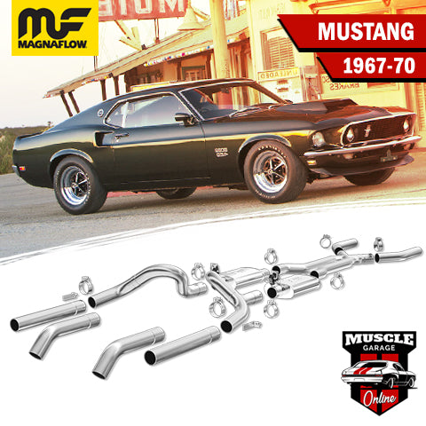 15819 1967-1970 FORD Mustang Magnaflow Crossmember-Back Exhaust System