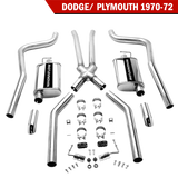 15851 1970-1972 DODGE/ PLYMOUTH Magnaflow Crossmember-Back Exhaust System