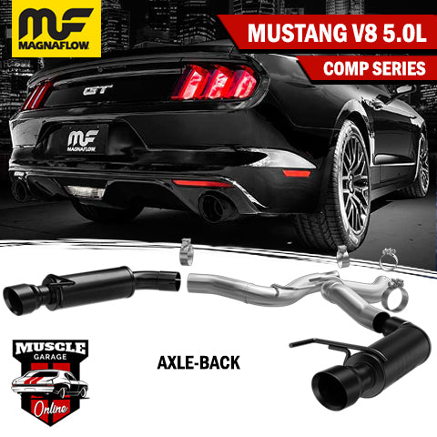 19255 2015-2017 FORD Mustang V8 Magnaflow Axle-Back Exhaust System