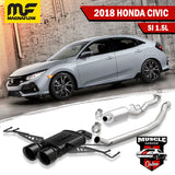 19373 2017-2019 HONDA Civic Sport SI 1.5L Black-Coated Magnaflow Cat-Back Exhaust System