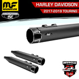 7201104 2017-2019 HARLEY DAVIDSON Touring Sniper Series Slip-On Exhaust Muffler Set