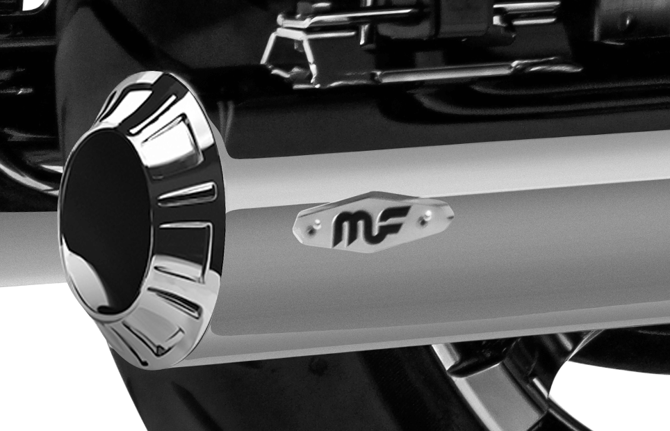 7202101 2017-2019 HARLEY DAVIDSON Touring Riot Series Slip-On Exhaust Muffler Set