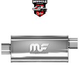 14229 - 3" Inlet/Outlet 8"x5"x14" Body - Stainless Steel Magnaflow Muffler