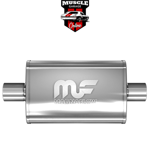14215 - 2.25" Inlet/Outlet 8"x5"x14" Body - Stainless Steel Magnaflow Muffler