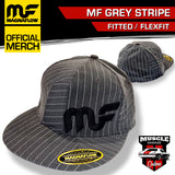 Magnaflow Grey Stripe Fitted Flexfit Hat Cap