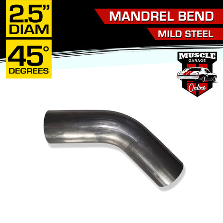 Mandrel Bend 2.50" O.D. (63mm) Mild Steel
