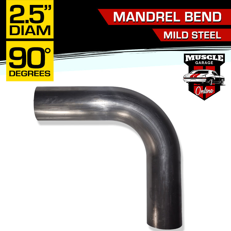 Mandrel Bend 2.50" O.D. (63mm) Mild Steel