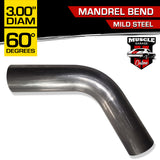 Mandrel Bend 3.00" O.D. (76mm) Mild Steel