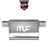 14376 - 2.5" Inlet/Outlet 4"x9"x11" Body - Stainless Steel Magnaflow Muffler